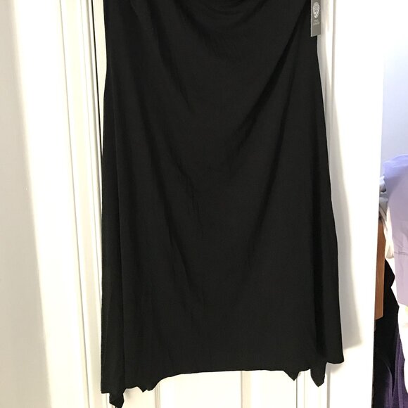 NWT Vince Camuto Black Off the Shoulder Fit & Flare Dress MSRP $190 Size 1X - Picture 3 of 8